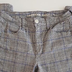 American Eagle Outfitters Black and White Plaid Pants